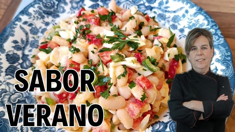 Alubias a la vinagreta, receta de Manoli García