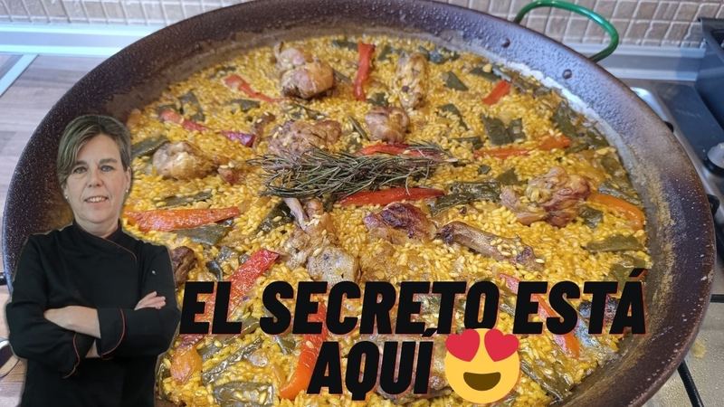 Arroz con pollo y conejo, receta de Manoli García