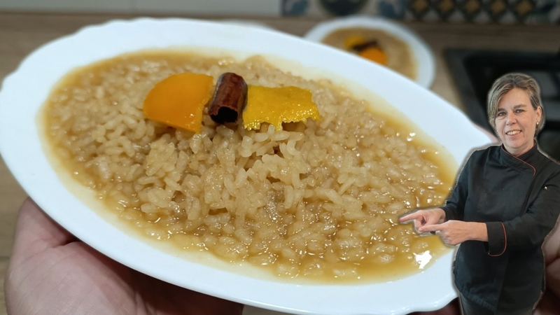 Arroz dulce casero, receta de Manoli García