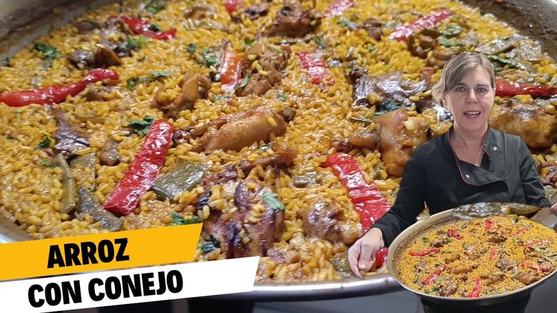 Arroz seco con conejo, receta de Manoli García