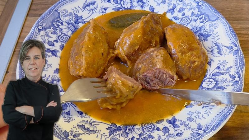 Carrilladas de cerdo, receta de Manoli García