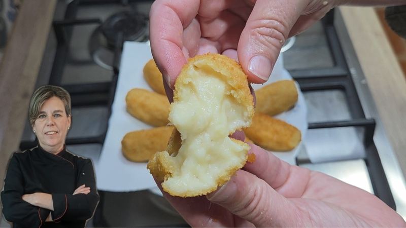Croquetas de bacalao, receta de Manoli García