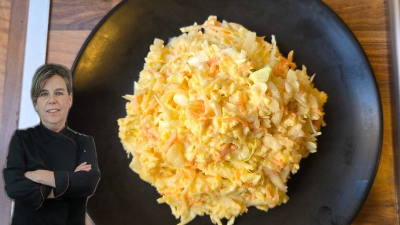 Ensalada americana o coleslaw, receta de Manoli García