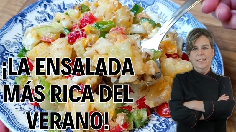 Ensalada campera, receta de Manoli García