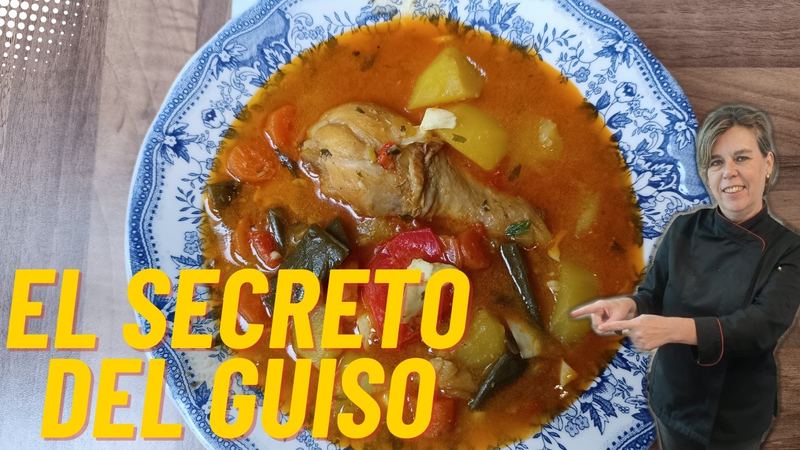 Guisado de pollo, receta de Manoli García