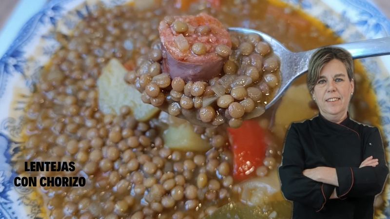 Lentejas, receta de Manoli García