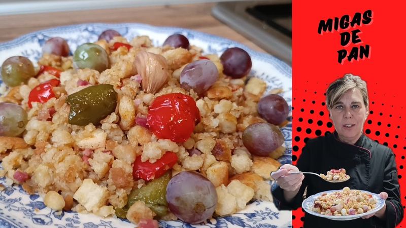 Migas de pan de la abuela, receta de Manoli García