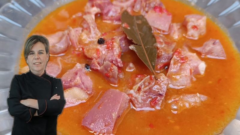 Morro de cerdo de la abuela, receta de Manoli García
