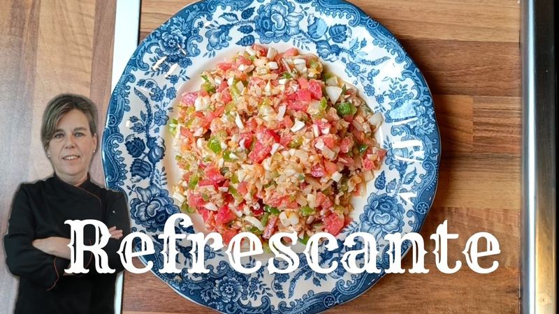 Pipirrana, receta de Manoli García
