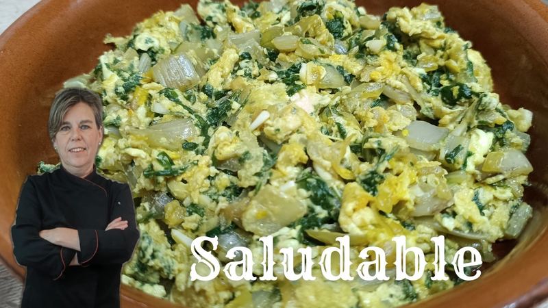 Revuelto de acelgas, receta de Manoli García