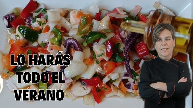 Salpicón de marisco, receta de Manoli García