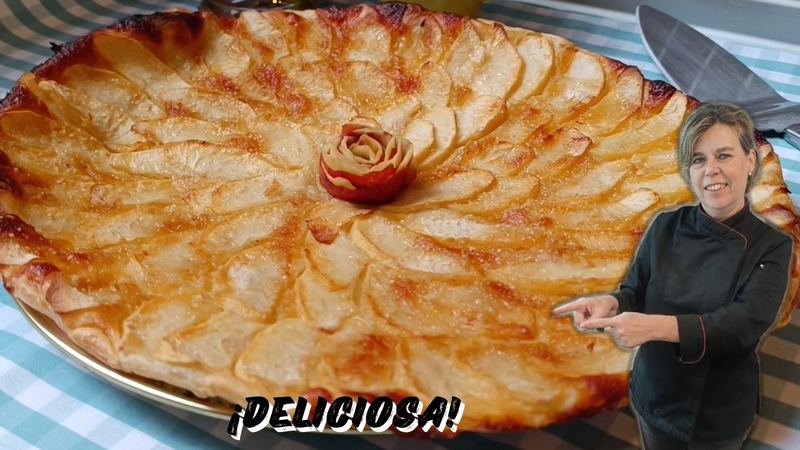 Tarta de manzana, receta de Manoli García