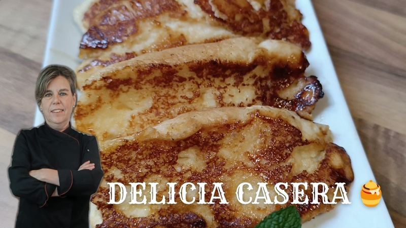 Torrijas a la plancha, receta de Manoli García