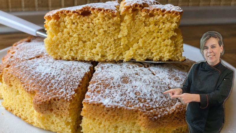 Tortada de almendras, receta de Manoli García