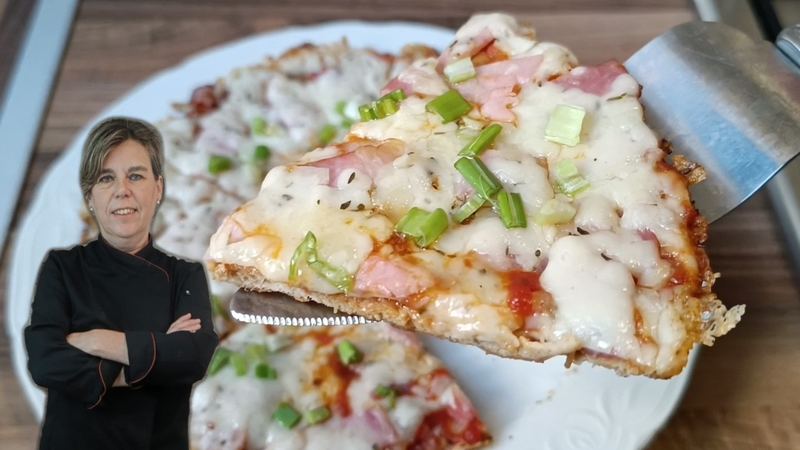 Tortipizza de bacon, receta de Manoli García